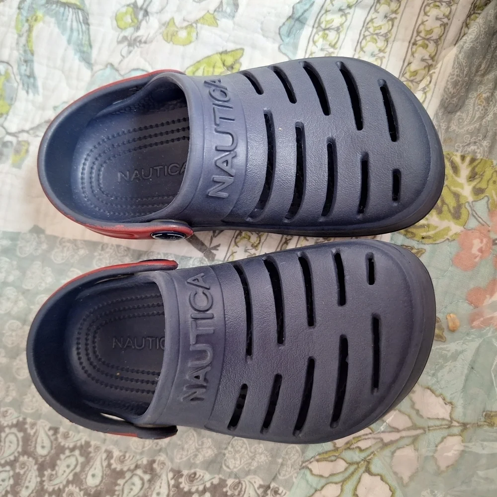 Nautica Blue Water Shoes Breathable Slip-On Design